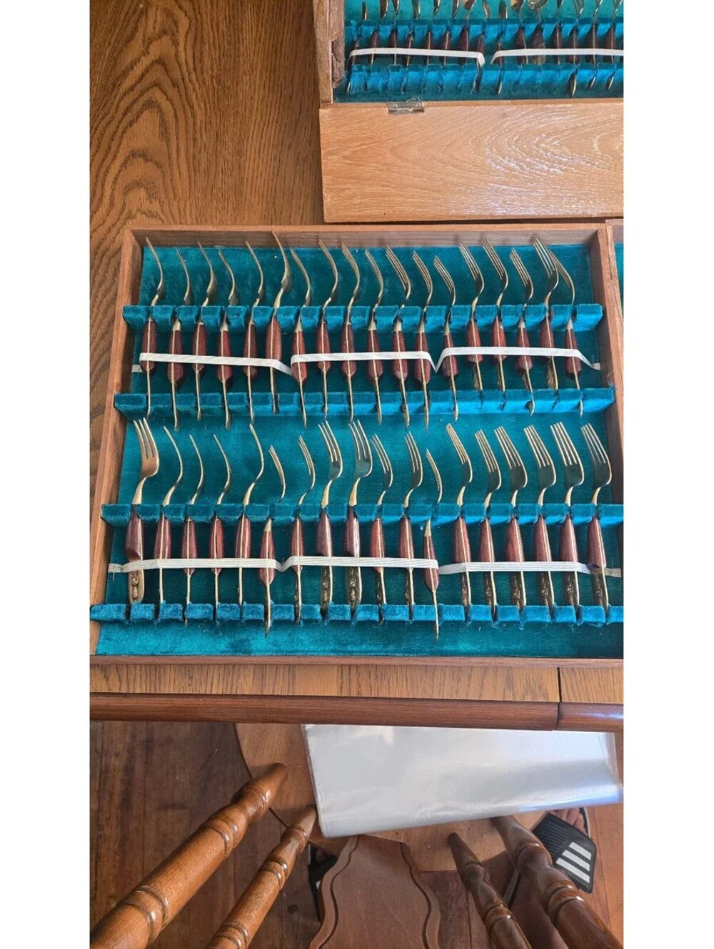 Vintage 144pcs SIAM  Bronze Flatware Set Complete Service